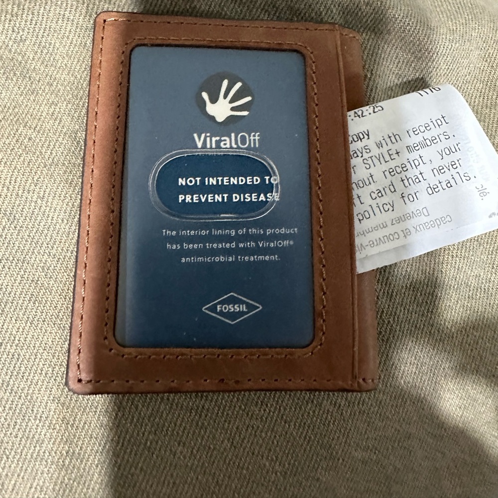 Fossil card wallet